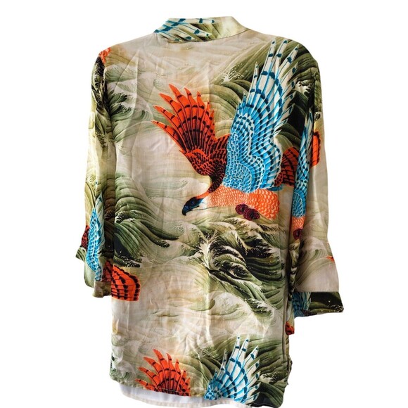 NWOT AllSaints ‘Carina’ Swoop kimono with floral motif - Size 4 - Picture 3 of 7